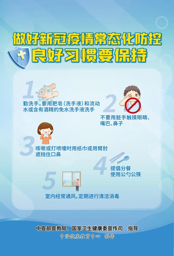 新冠肺炎疫情常态化防控系列海报2